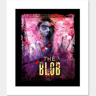 The Blob Strikes Back Classic Horror Genre Tee For Monster Movie Lovers Posters and Art